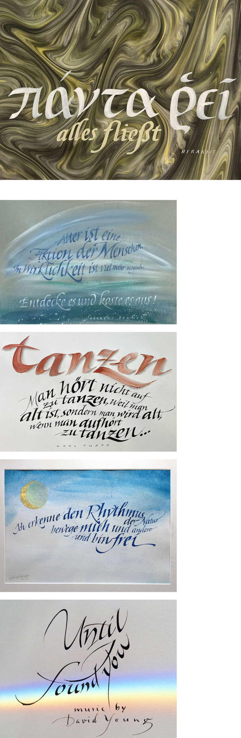 Gosbert Stark-Kalligrafie